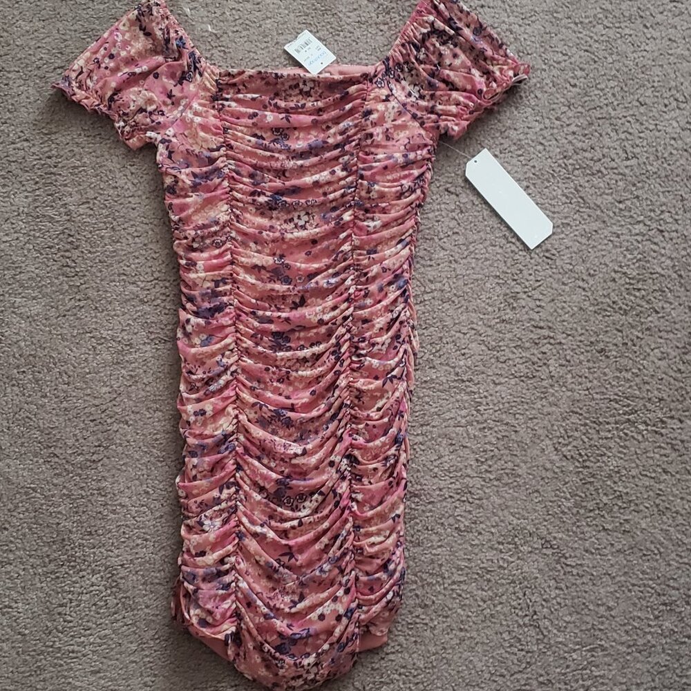 Macy's Pink floral dress
